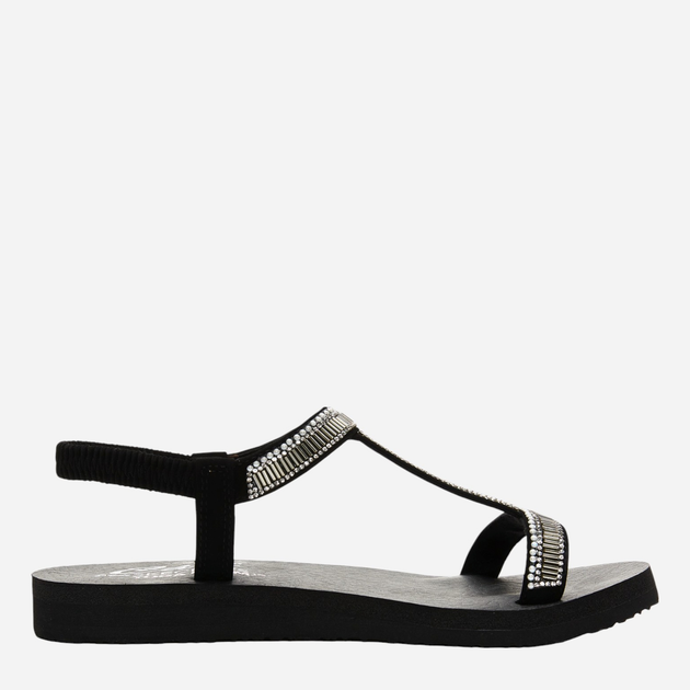 Sandały damskie płaskie Skechers 119292-BLK 41 Czarne (196311024726) - obraz 1