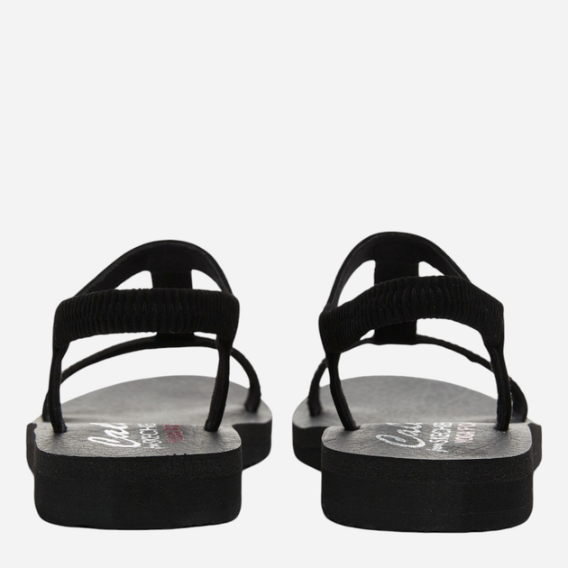 Sandały damskie płaskie Skechers 119292-BLK 40 Czarne (196311024719) - obraz 5