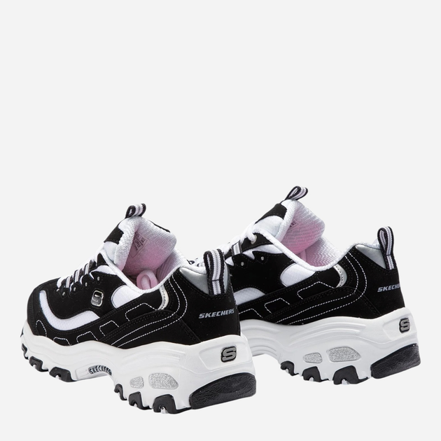Жіночі кросівки Skechers 11930-BKW 42 Чорні (190872018200) - зображення 4