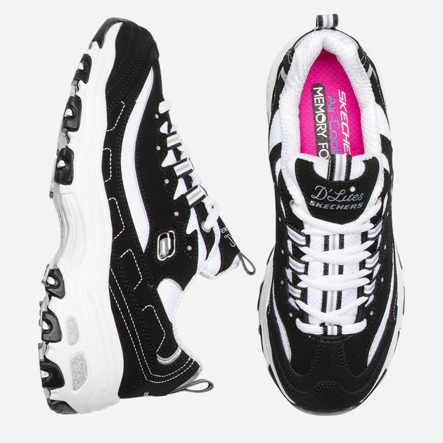 Жіночі кросівки Skechers 11930-BKW 38.5 Чорні (889110354100) - зображення 5