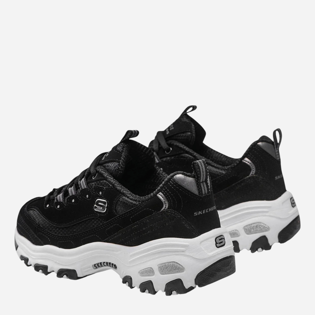 Sneakersy damskie Skechers 11930-BLK 36.5 Czarne (190211583024) - obraz 4