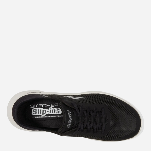 Buty sportowe damskie Skechers 124836-BKW 36 Czarne (197627450919) - obraz 6