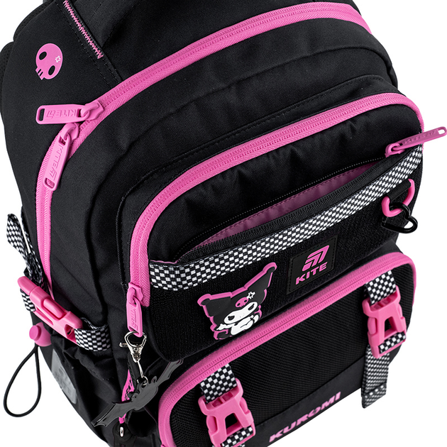 Рюкзак шкільний Kite Education Kuromi 39x28x12.5 см 13 л (HK25-1022M) - зображення 8