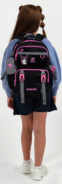 Рюкзак шкільний Kite Education Kuromi 39x28x12.5 см 13 л (HK25-1022M) - зображення 20