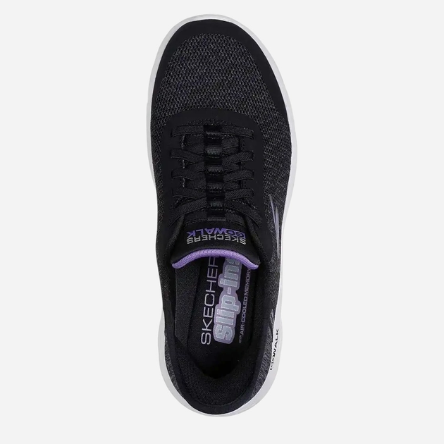 Buty sportowe damskie Skechers 124842-BKLV 36 Czarne (197976854659) - obraz 4