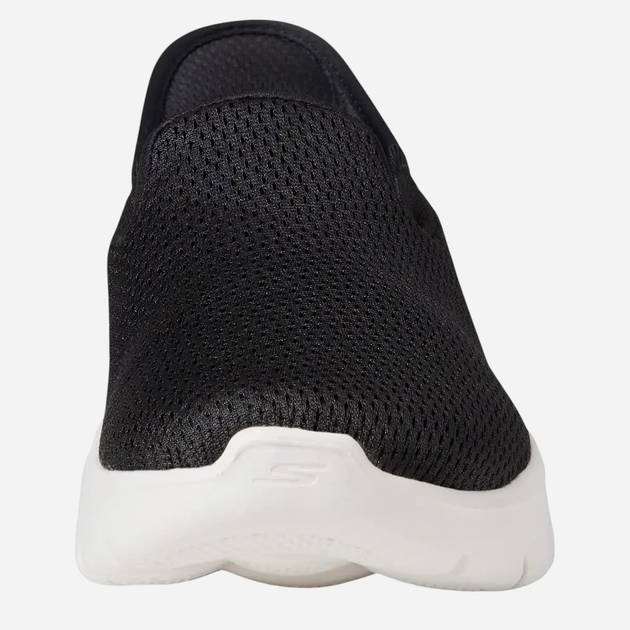 Buty wsuwane damskie sportowe Skechers 124963-BKW 37.5 Czarne (196642428705) - obraz 4