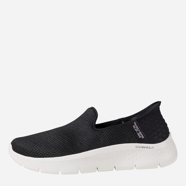 Жіночі сліпони Skechers 124963-BKW 40 Чорні (196642428750) - зображення 3