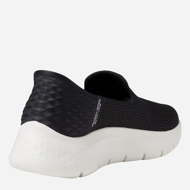 Жіночі сліпони Skechers 124963-BKW 38 Чорні (196642428712) - зображення 5