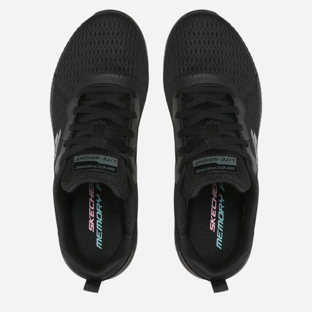 Жіночі кросівки Skechers 12607-BBK 37.5 Чорні (193642457698) - зображення 4
