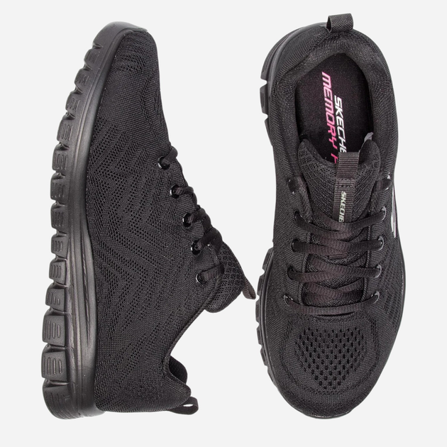 Жіночі кросівки Skechers 12615-BBK 38.5 Чорні (190872053300) - зображення 5
