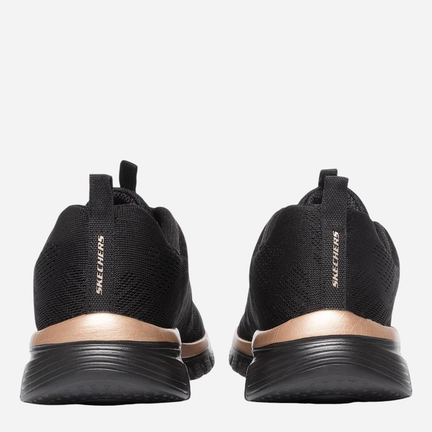 Жіночі кросівки Skechers 12615-BKRG 40 Чорні (191665877806) - зображення 4