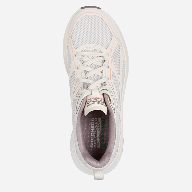 Жіночі кросівки для бігу Skechers 129001-NTCL 39.5 Бежеві (197976690370) - зображення 4