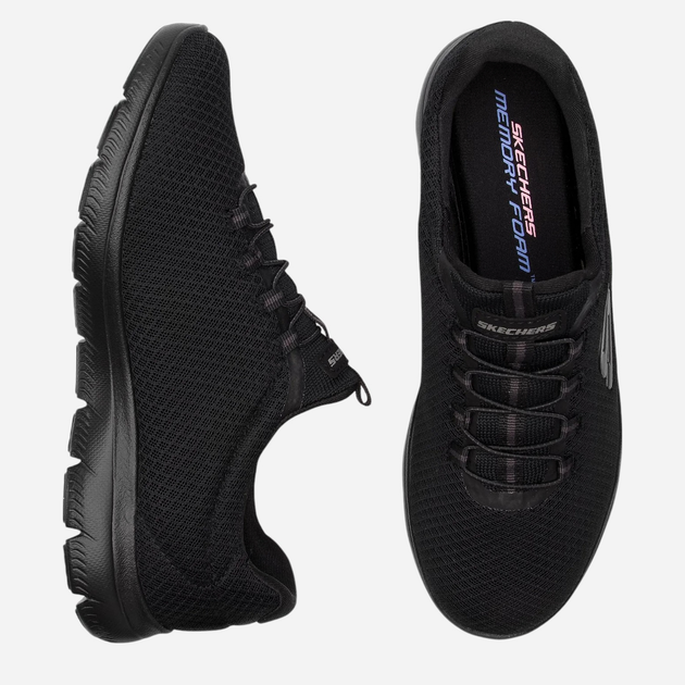 Жіночі кросівки Skechers 12980-BBK 35 Чорні (191665206293) - зображення 4