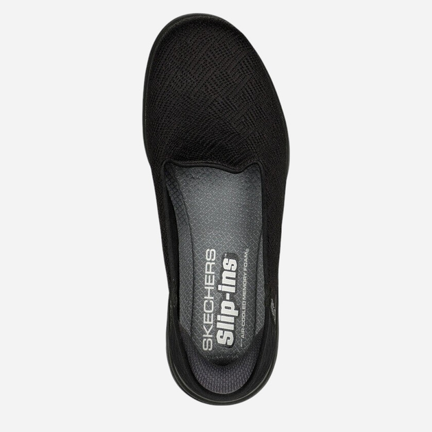 Жіночі сліпони Skechers 136542-BBK 41 Чорні (196642318846) - зображення 3