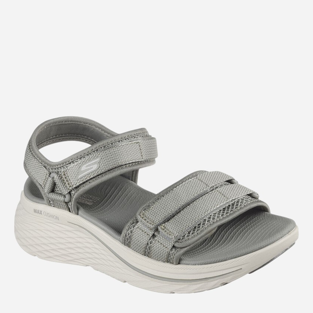 Sandały damskie na koturnie Skechers 141617-OLV 36 Ciemnozielone (198739088991) - obraz 2