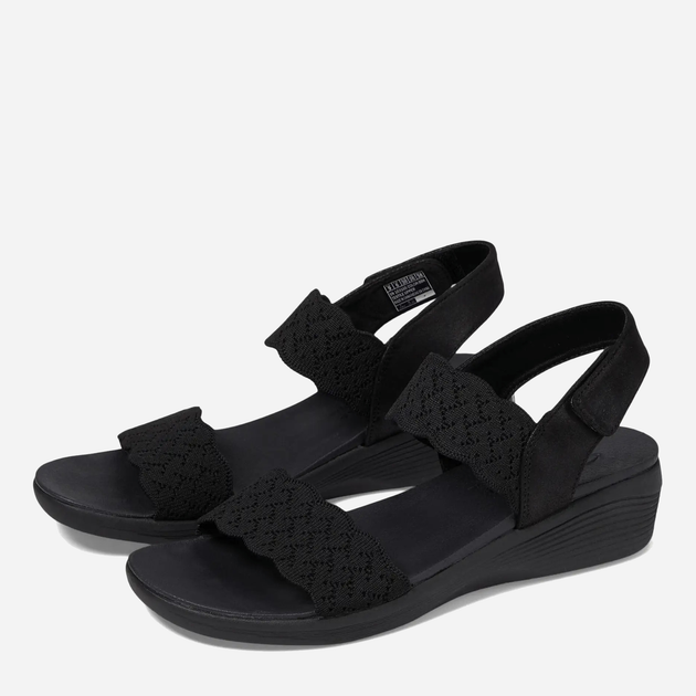Жіночі сандалії Skechers 163165-BBK 35 Чорні (197627348797) - зображення 4