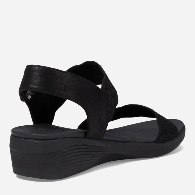 Sandały damskie na koturnie Skechers 163165-BBK 36 Czarne (197627348803) - obraz 5