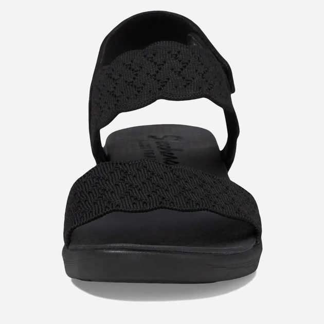 Sandały damskie na koturnie Skechers 163165-BBK 36 Czarne (197627348803) - obraz 6