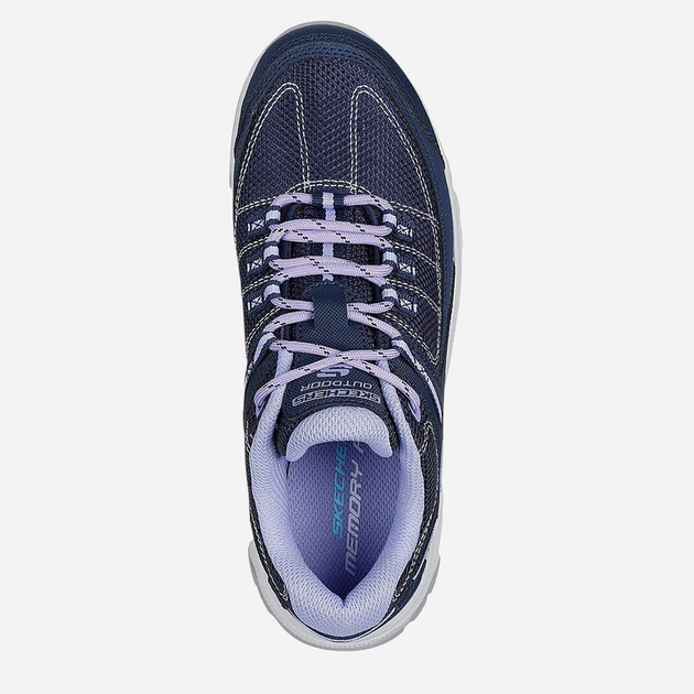 Жіночі кросівки для трекінгу Skechers 180145-NVPR 38 Сині (197627327426) - зображення 5