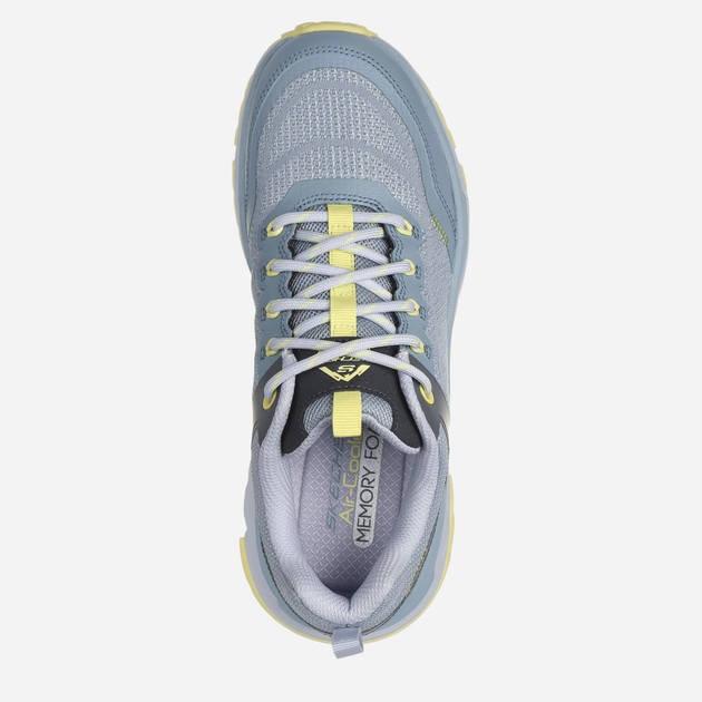 Жіночі кросівки для трекінгу Skechers 180167-BLYL 36 Сині (197627108179) - зображення 4