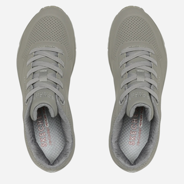 Жіночі кросівки Skechers 73690-GRY 35.5 Сірі (195969994948) - зображення 4