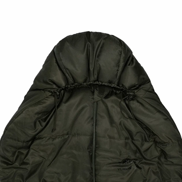 Найтепліший спальний мішок-кокон Tribe Yukon 300 T-loft (-10/-15/-30°С)(T-CF-0001-olive) - Фото 3 Найтепліший спальний мішок-кокон Tribe Yukon 300 T-loft (-10/-15/-30°С)(T-CF-0001-olive) - изображение 3
