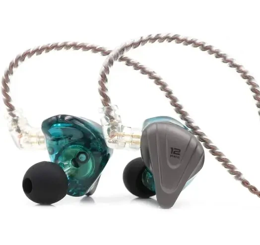 KZ ZSX Terminator (green no mic.) - це гібридні 6-драйверні дротові навушники (1DD+5BA) - зображення 2