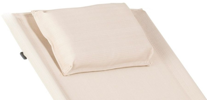 Leżak ogrodowy bujany ModernHome by Multistore beżowy (PL058 BEIGE) - obraz 6