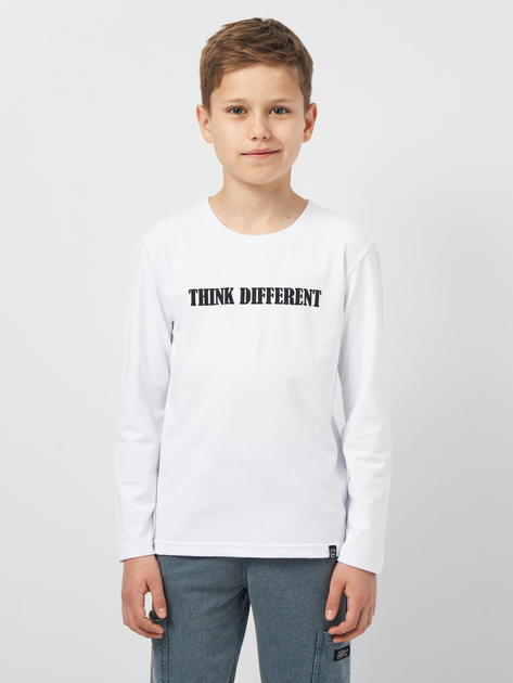 Детский лонгслив для мальчика Smile Time Think Different SL23-23-2-1 116 см Белый (st_2000000218700) 