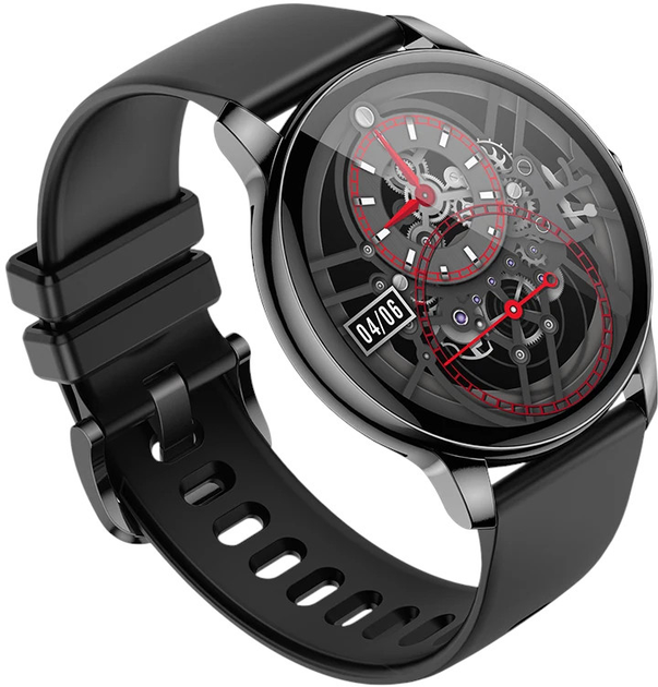 Smartwatch Hoco Y10 Pro AMOLED Sport Black (HOCOACC104) - obraz 4