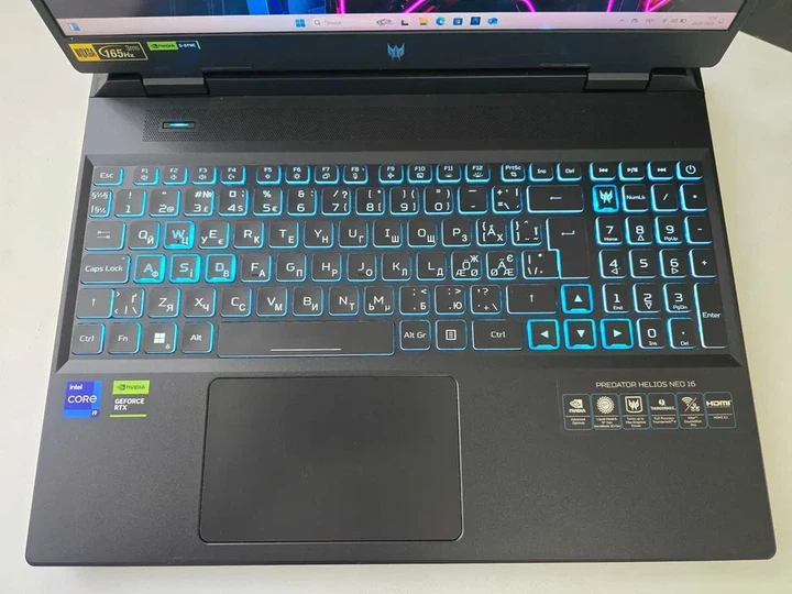 Ноутбук Acer Predator Helios Neo I9 13900HX/RTX 4070/RAM 16GB/SSD 1TB/QHD165Hz Б\В - Фото 4 Ноутбук Acer Predator Helios Neo I9 13900HX/RTX 4070/RAM 16GB/SSD 1TB/QHD165Hz Б\В - изображение 4