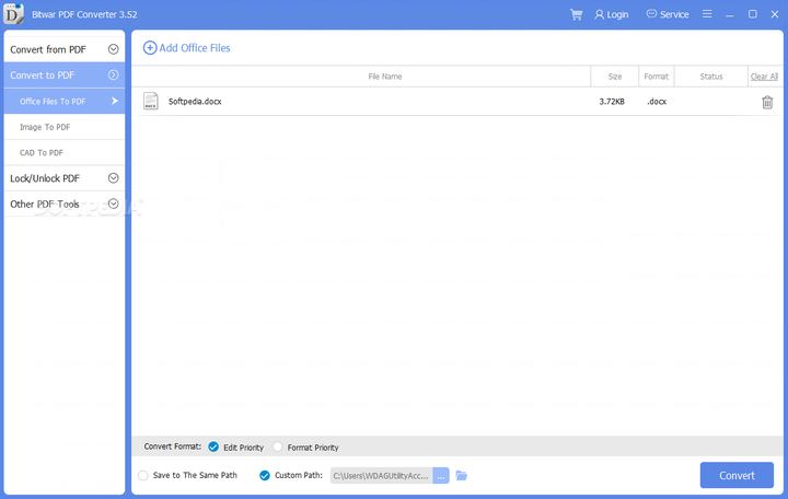 Bitwar PDF конвертер . 1 ПК, безтермінова ліцензія - изображение 1