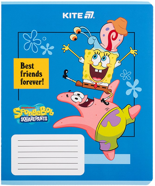 Набір шкільних зошитів Kite SpongeBob SquarePants 12 аркушів у клітинку 25 шт (SB25-232) - зображення 12