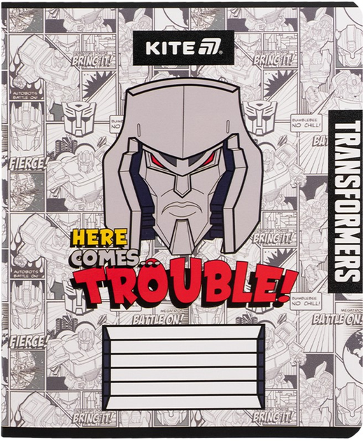 Набір шкільних зошитів Kite Transformers 12 аркушів у клітинку 25 шт (TF25-232) - зображення 12