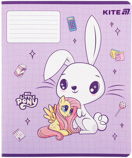 Набір шкільних зошитів Kite My Little Pony 12 аркушів у клітинку 25 шт (LP25-232) - зображення 3