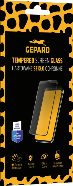Szkło hartowane Gepard Edge Full Glue do Apple iPhone 15 Pro Black (GEP TGL IPH15 PRO) - obraz 1