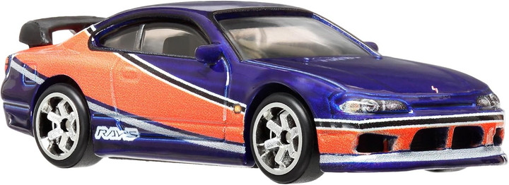 Pojazd Mattel Hot Wheels Premium Fast & Furious Nissan Silvia S15 1/5 1:64 HYP73 (0194735253449) - obraz 3