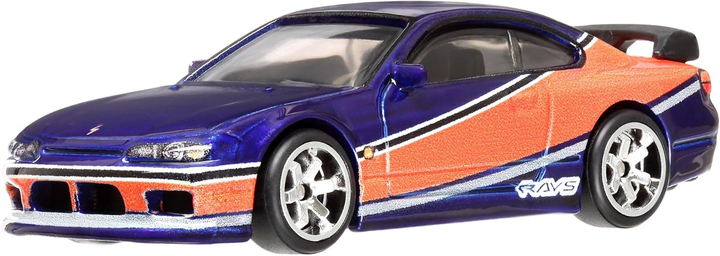 Pojazd Mattel Hot Wheels Premium Fast & Furious Nissan Silvia S15 1/5 1:64 HYP73 (0194735253449) - obraz 5
