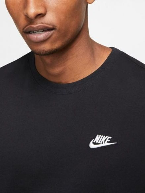 Koszulka męska bawełniana Nike M Nsw Club Tee AR4997-013 2XL Czarna (191888618101) - obraz 4