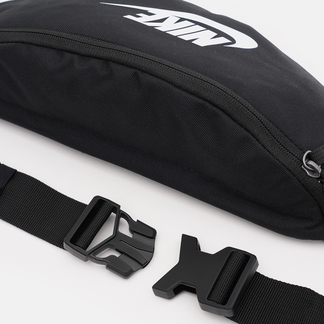 Сумка бананка поясна тканинна Nike Nk Heritage Waistpack - Fa21 DB0490-010 Чорна (195237317165) - зображення 6
