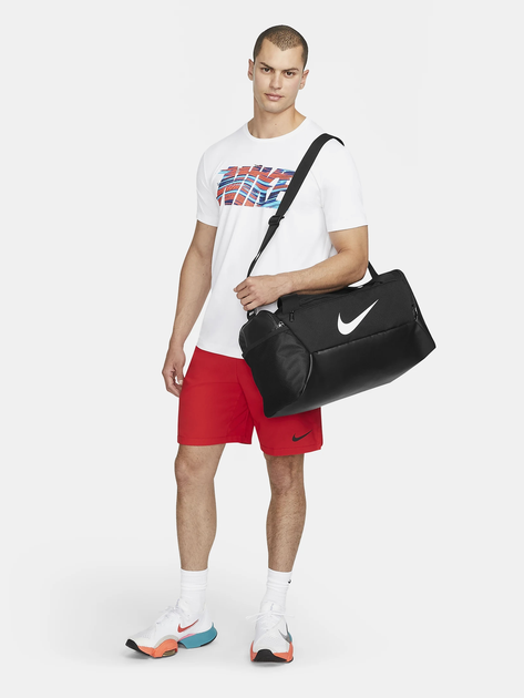 Torba sportowa Nike Nk Brsla S Duff - 9.5 (41L) DM3976-010 Czarna (195244773824) - obraz 8