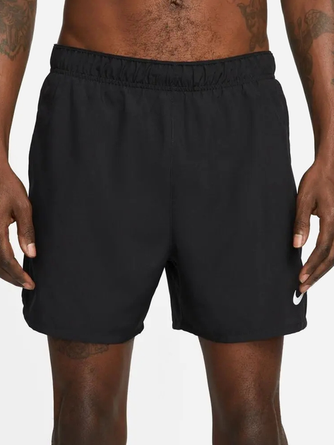 Spodenki sportowe męskie Nike M Nk Df Challenger 5Bf Short DV9363-010 L Czarne (196153881105) - obraz 1
