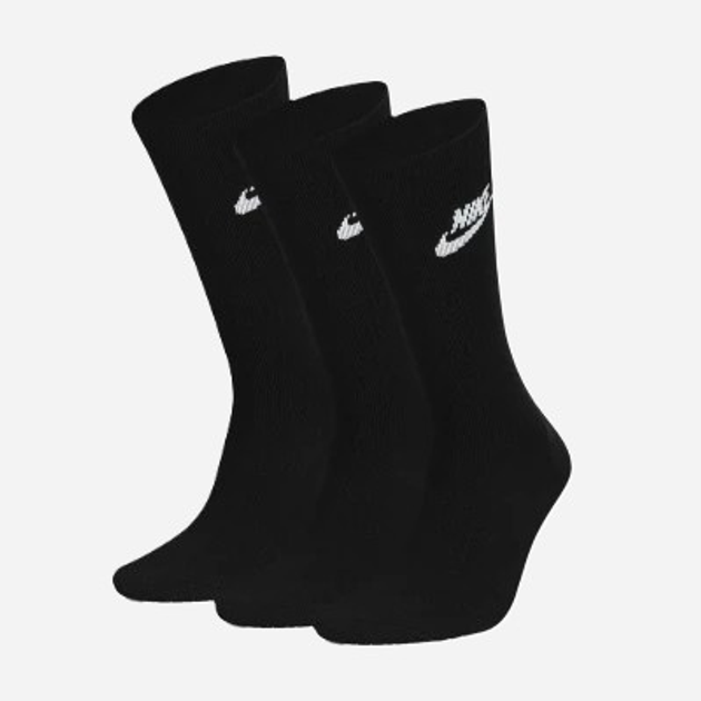 Zestaw skarpet męskich 3 pary Nike U Nk Nsw Everyday Essential Cr DX5025-010 46-50 (XL) Czarny (196148785678) - obraz 1