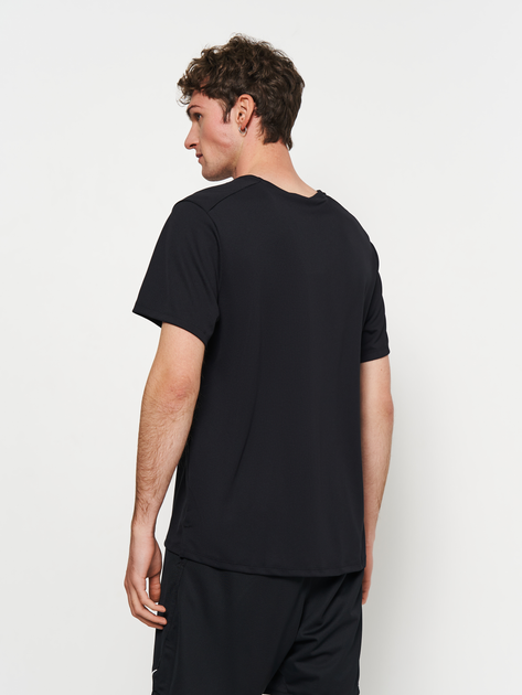 Koszulka sportowa męska Nike M Nk Df Uv Miler Ss DV9315-010 XL Czarna (196153874510) - obraz 2