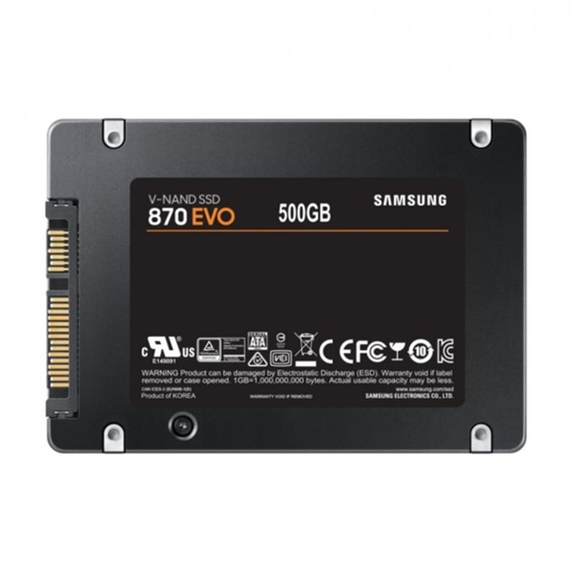 Накопитель SSD 500GB Samsung 870 EVO 2.5" SATAIII MLC (MZ-77E500BW) - изображение 3