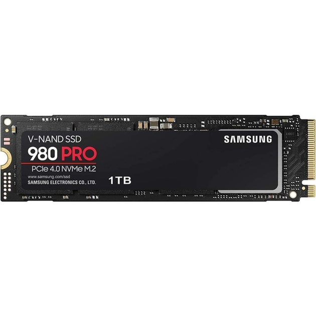 Накопитель SSD 1ТB Samsung 980 PRO M.2 2280 PCIe 4.0 x4 NVMe V-NAND MLC (MZ-V8P1T0BW) - изображение 1