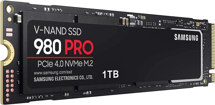 Накопитель SSD 1ТB Samsung 980 PRO M.2 2280 PCIe 4.0 x4 NVMe V-NAND MLC (MZ-V8P1T0BW) - изображение 2