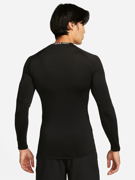 Рашгард чоловічий Nike M Np Df Tight Top Ls FB7919-010 M Чорний (196608737292) - зображення 2