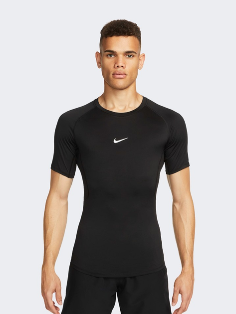 Koszulka sportowa męska Nike M Np Df Tight Top Ss FB7932-010 XL Czarna (196608740193) - obraz 1