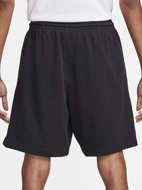 Шорти бавовняні короткі чоловічі Nike M Nk Club Knit Short FQ4359-010 S Чорні (196974904168) - зображення 2